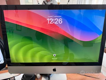 Apple imac 27 pollici 2011 ssd 500gb hdd 1tb 3k