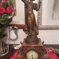 Orologio in marmo e metallo