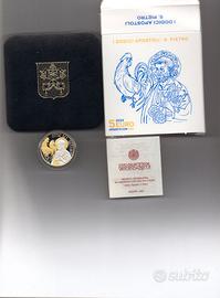 Moneta da € 5 argento-oro 2022 Apostolo S. Pietro