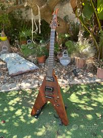 Ken Lawrence flyng V replica chitarra elettrica