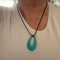 Collana con ciontolo in resina