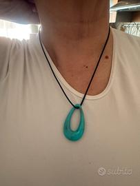 Collana con ciontolo in resina