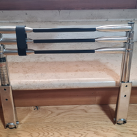 Scaletta barca telescopica 3 gradini acciaio inox