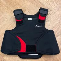 Pettorina Equitazione Fouganza NUOVA  8/10 anni