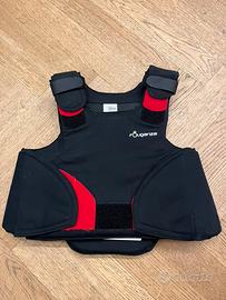 Pettorina Equitazione Fouganza NUOVA  8/10 anni