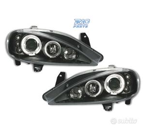 FARI PER RENAULT MEGANE 99-02 ANGEL EYES FONDO NER