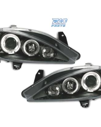 FARI PER RENAULT MEGANE 99-02 ANGEL EYES FONDO NER