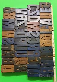 Caratteri tipografici in legno