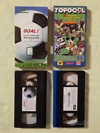 📼 Lotto 2 VHS Calcio anni ’90 – Topogol & Goal!