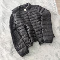 Piumino leggero nero