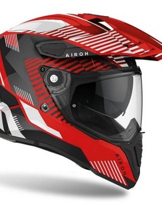 Casco moto enduro AIROH COMMANDER in fibra tg.XL