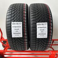 2 gomme 225 55 17 Bridgestone invernale