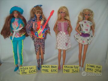 Barbie Midge ski fun, dream glow, oriental,skipper