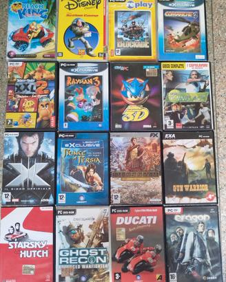 Lotto 16 giochi PC originali in DVD/CD-ROM – Class