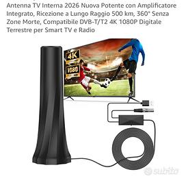 Antenna TV portatile , ideale per Camper, casa