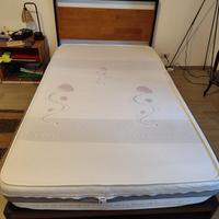 Letto in ferro e legno 120 x 190