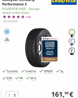 215/50 R18 INVERNALI
