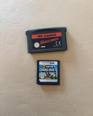 Super Mario Bros NES Classics GBA + New Super Mari