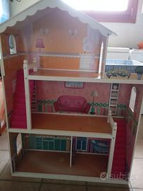 Casa bambole legno