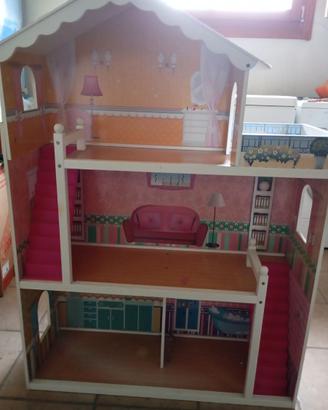 Casa bambole legno