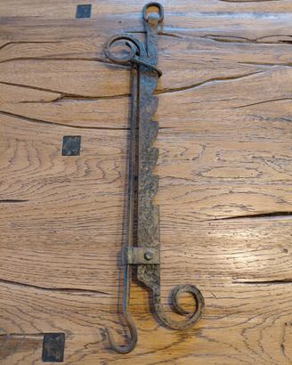 Antica cremagliera in ferro 