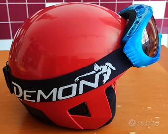 casco sci bambino DECATHLON completo di maschera