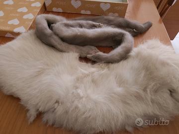 collo di visoni originali anni 50