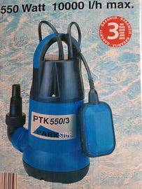 Pompa a Motore Sommerso 550 Watt 10000 l/h