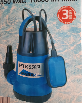 Pompa a Motore Sommerso 550 Watt 10000 l/h