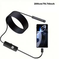 endoscopio per smartphone 2 mt cavo
