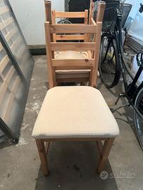 Sedie Ikea in legno