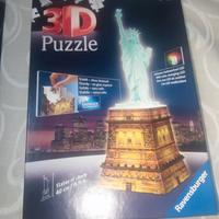 Puzzle 3d della statua della libertà