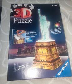 Puzzle 3d della statua della libertà