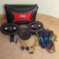 amplificatore+casse+subwoofer