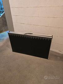 TAVOLO TAPEZZIERE ALLUMINIO (Obi)