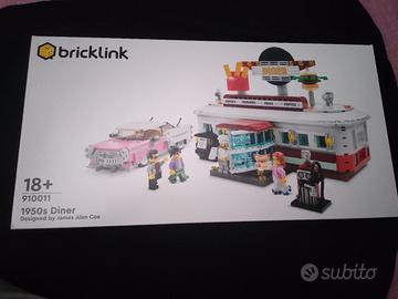 lego bricklink 910011 ristorante anni 50 sigillato