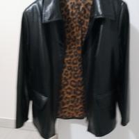Giacca donna in similpelle. Taglia M