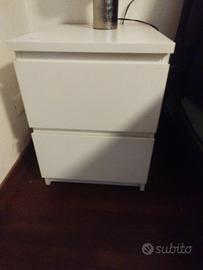 cassettiera malm 2 cassetti 