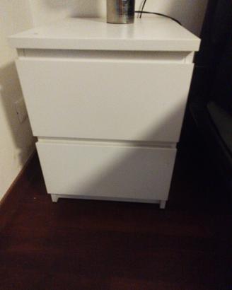 cassettiera malm 2 cassetti 