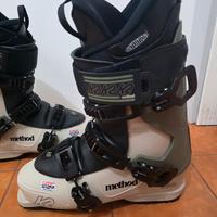 scarponi sci k2 method 9.5(42/43) freestyle 