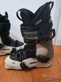 scarponi sci k2 method 9.5(42/43) freestyle 