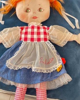 Bambola vintage Giulietta panno lenci