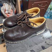 Scarpe antinfortunistiche uomo n°44 pelle marrone