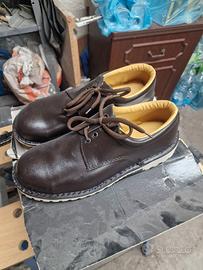 Scarpe antinfortunistiche uomo n°44 pelle marrone