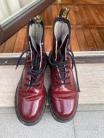 Dr Martens, vintage, bordeaux, tg 36