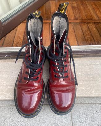 Dr Martens, vintage, bordeaux, tg 36