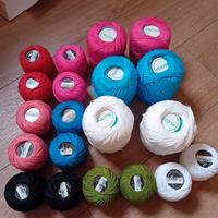 fili da maglia vari colori