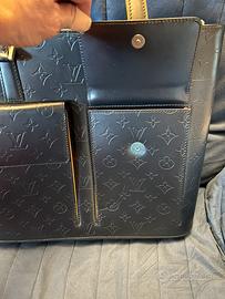 Borsa blu scuro vuitton originale