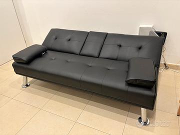 DIVANO 2 POSTI REGOLABIL PORTA BICCHIERI CENTRALE