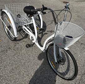 Triciclo per adulti e anziani - ruote 26 pollici